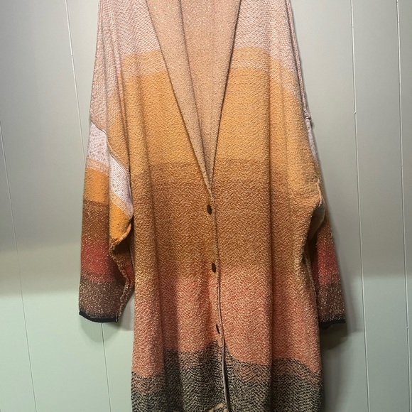 Free People Sunset Park Cardigan in Low Sun Combo - Picture 3 of 6